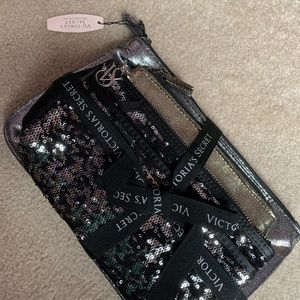 Victoria’s Secret 3 piece sparkly clutch/pouch set